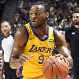 Bronny James monte en régime en Summer League KEYSTONE/AP/David Becker